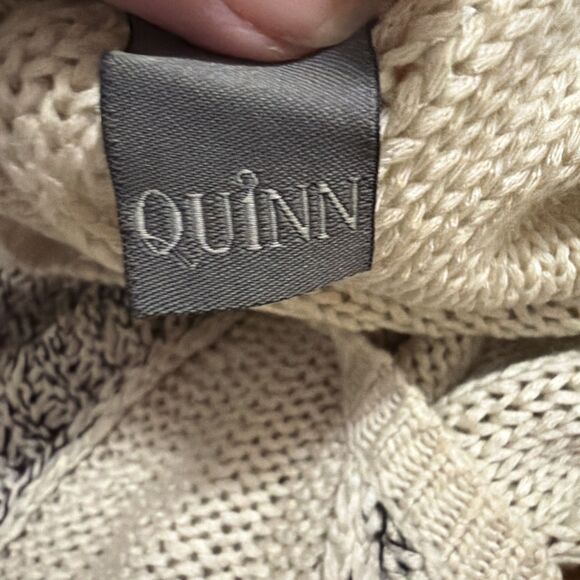 Quinn Women’s Mediums Beige Sweater Long Sleeve - Picture 6 of 7